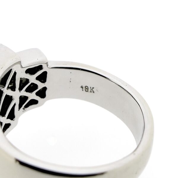 18 Krt. Witgouden ring met diamanten; Exclusief | 1,17 ct.