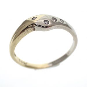 bicolor gouden ring diamant