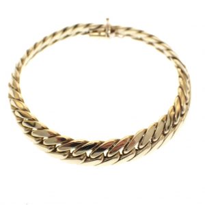 gouden heren armband