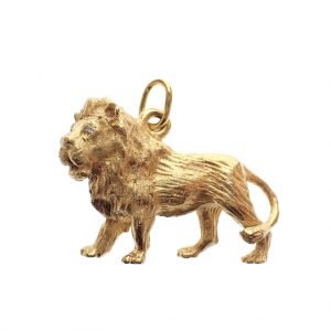 Gouden hanger leeuw
