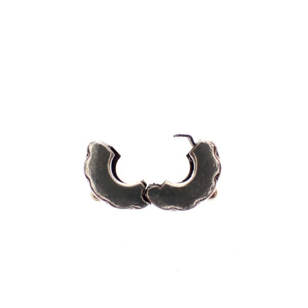 Pandora clip bedel; Zilver met goud; Sunburst
