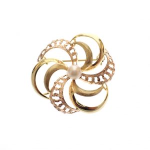 Antiek gouden broche