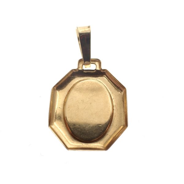 Gouden hanger van de doop van een kind/baby