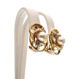 gouden grote oorclips