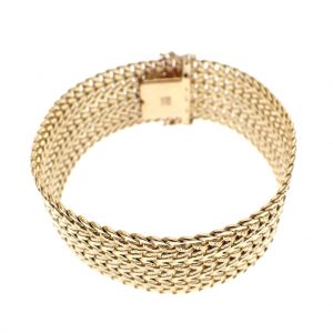 gouden brede armband