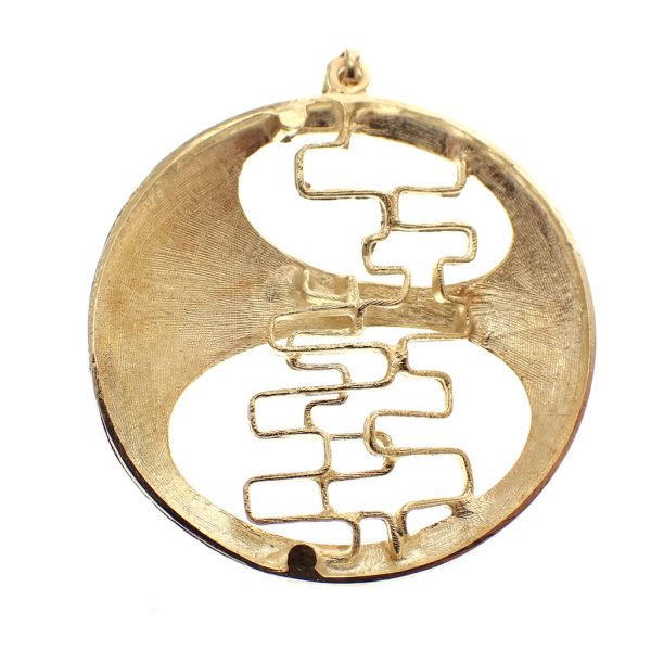Grote gouden fantasie hanger