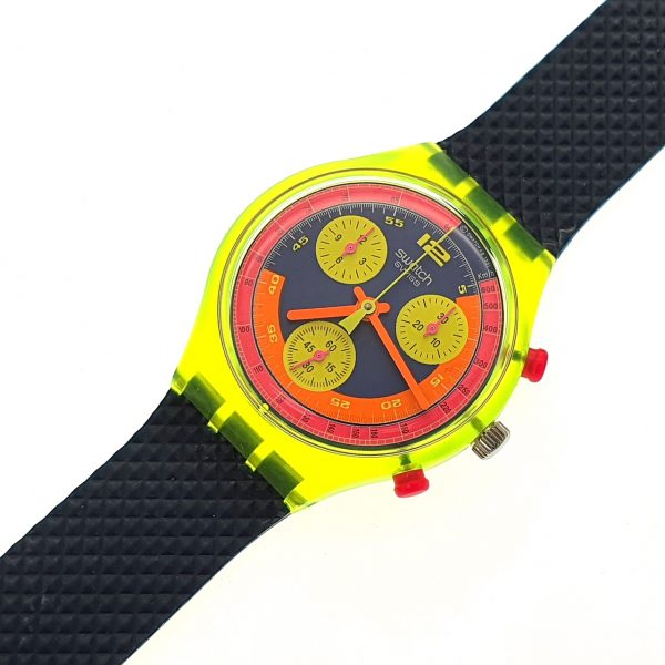 Swatch Grand Prix; Chronograaf horloge | SCJ101