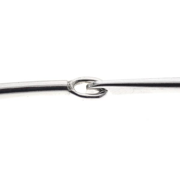 Zilveren spang-collier V-vorm | Alton