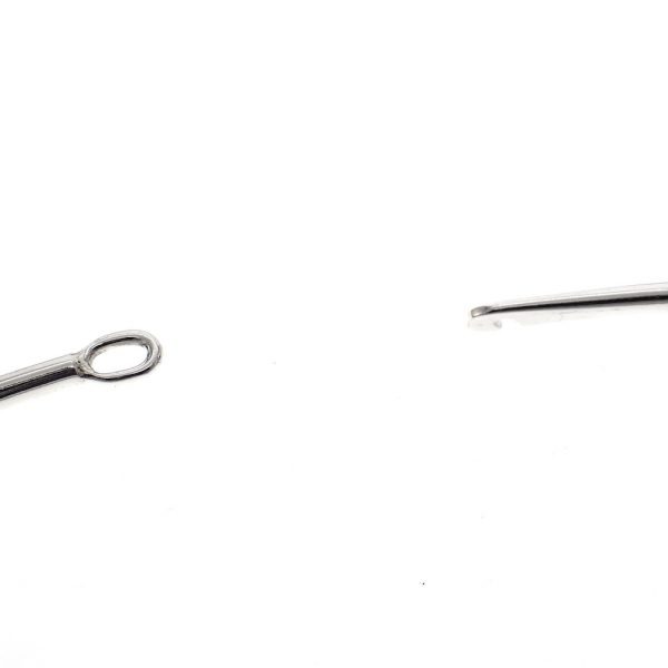 Zilveren spang-collier V-vorm | Alton