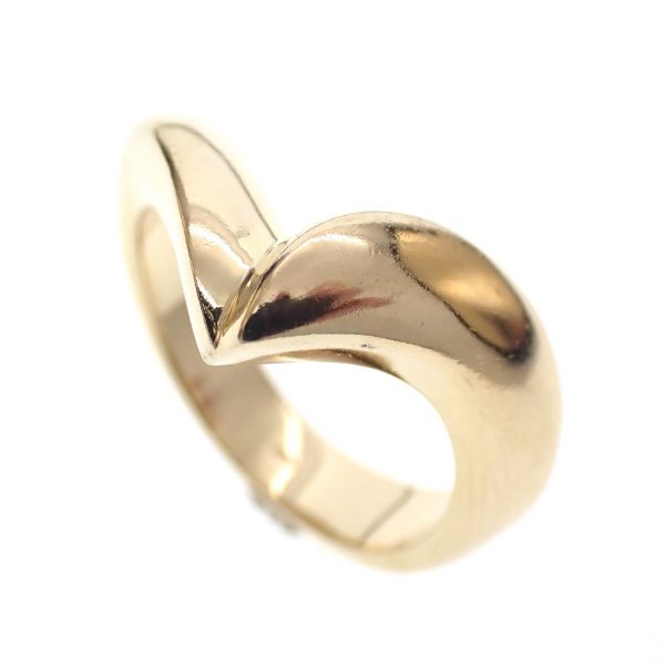 gouden v ring
