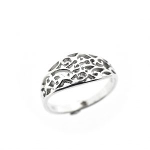 zilveren dames ring