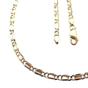 gouden ketting met witgoud