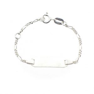 zilveren figaro schakel armband