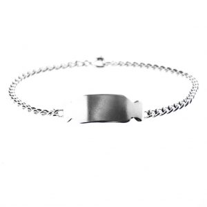 Zilveren schakel armband