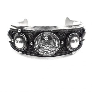 Etnische zilveren armband