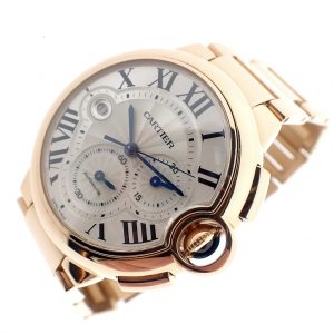 Cartier Ballon Bleu XL; 18k. rosé gouden horloge