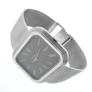 Rolex Cellini; Vintage 18k. witgouden heren horloge