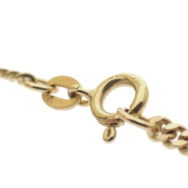 18 Krt. Gouden platte gourmetschakel ketting | 51 cm