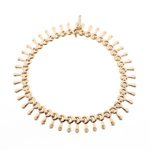 18 karaat roségouden collier