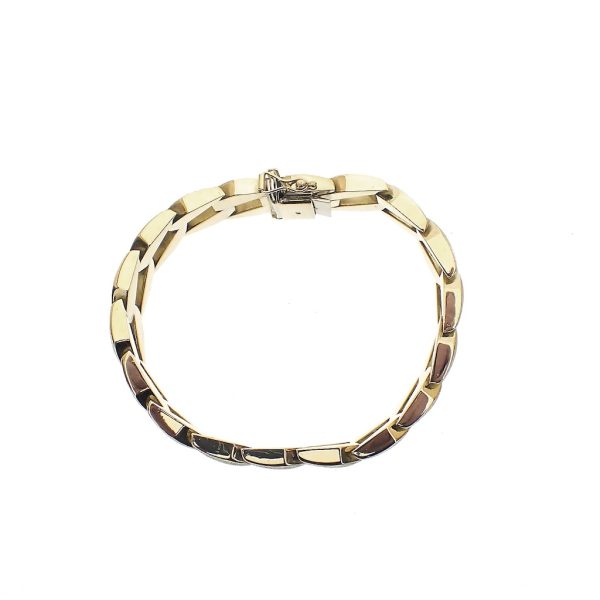 Exclusief gouden gourmet schakel armband | 21 cm