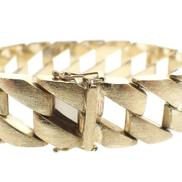 Exclusief gouden gourmet schakel armband | 21 cm