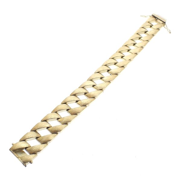 Exclusief gouden gourmet schakel armband | 21 cm