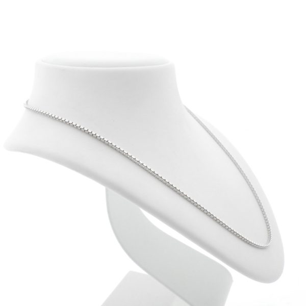 Zilveren basis ketting; Venetiaanse schakel 1,8 mm | Selecteer lengte | 38 – 80 cm