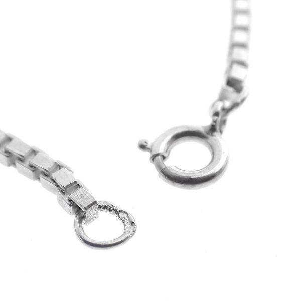 Zilveren basis ketting; Venetiaanse schakel 1,8 mm | Selecteer lengte | 38 – 80 cm