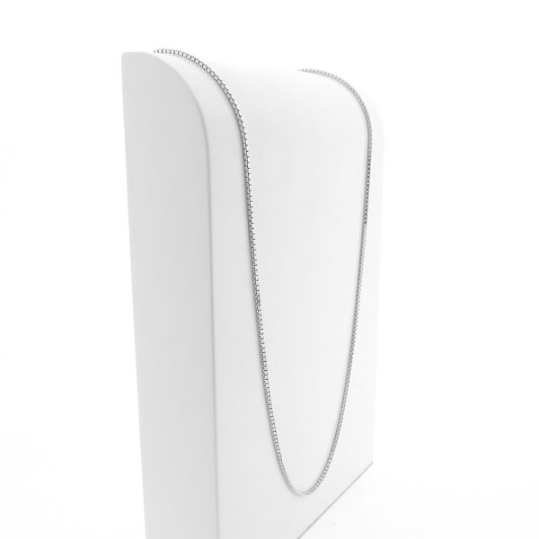 Zilveren basis ketting; Venetiaanse schakel 1,8 mm | Selecteer lengte | 38 – 80 cm