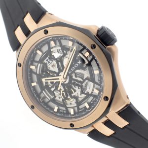 Edox Delfin Mecano 'Skeleton'; Automatisch heren horloge