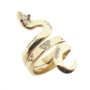 snake ring gold