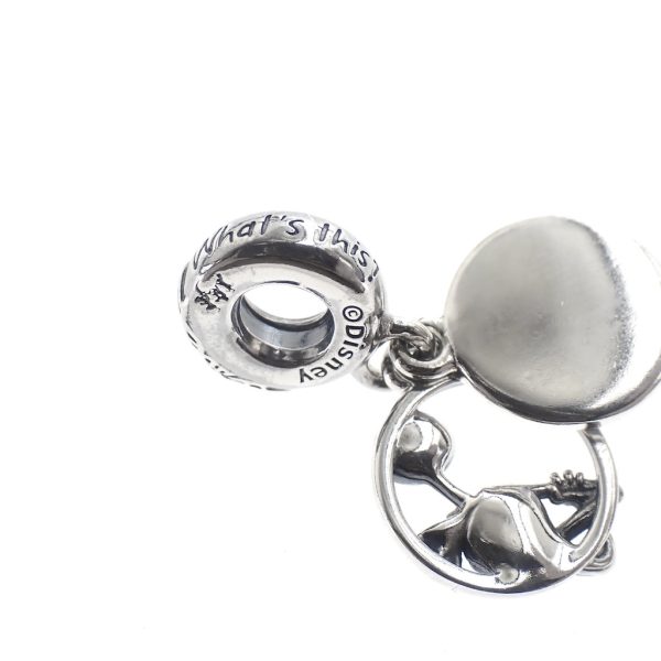 Pandora x Disney bedel hanger; Zilver; Nightmare Before Christmas