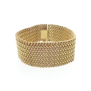 brede gouden armband