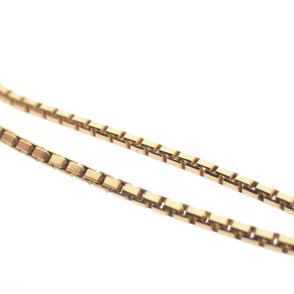 18 Krt. Gouden Venetiaanse schakel ketting | 40 cm