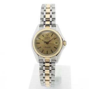 Tudor Monarch; Goud/stalen dames horloge
