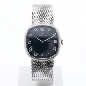 Tissot Vintage; 14k. witgouden horloge