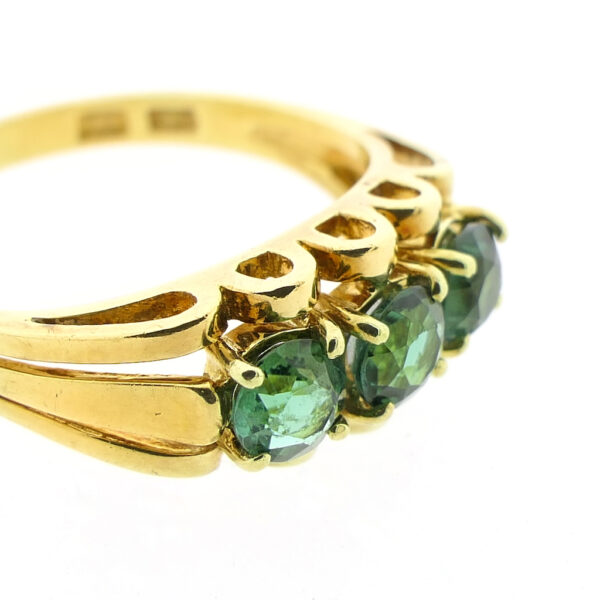 Gouden ring met Smaragd