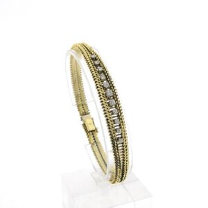 diamanten dames armband goud