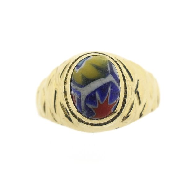 18 Krt. Gouden ala kondre ring | Traditioneel Surinaams