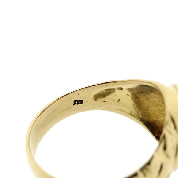 18 Krt. Gouden ala kondre ring | Traditioneel Surinaams