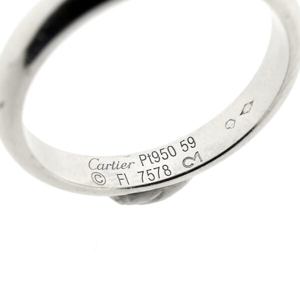 Platina aanschuif ring/trouw ring  | Cartier