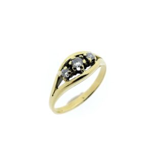 gouden dames ring diamant