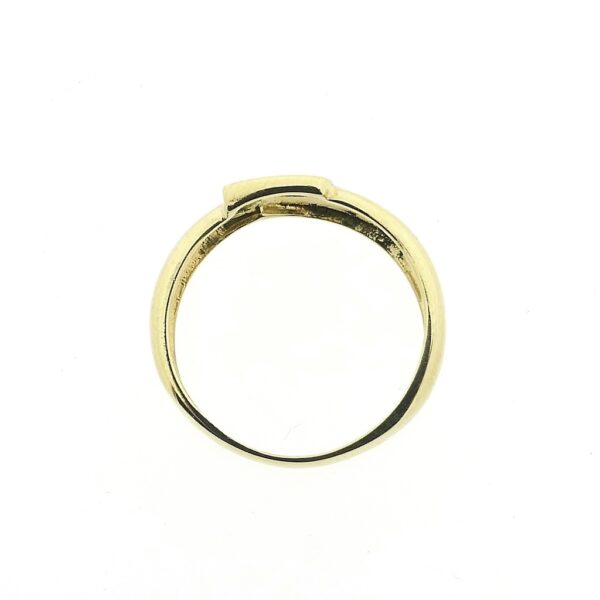 8 Krt. Fantasie ring met zirconia
