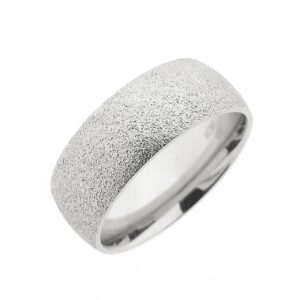 Zilveren gediamanteerde ring