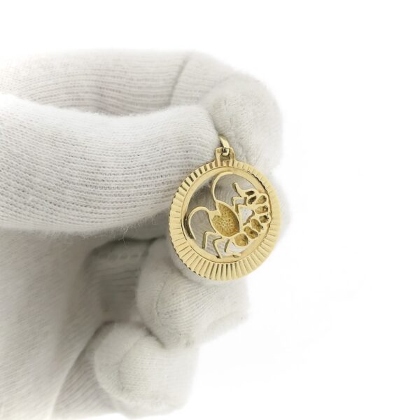 Gouden sterrenbeeld hanger; Kreeft
