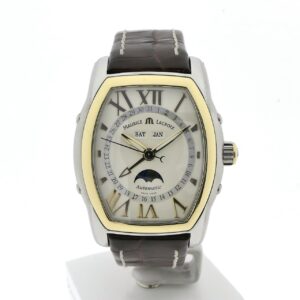 Maurice Lacroix Masterpiece 'Phase de Lune' Tonneau MP6439; Automatisch goud/stalen heren horloge