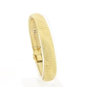 14 karaat gouden omega schakel armband