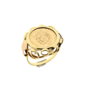gouden ring munt