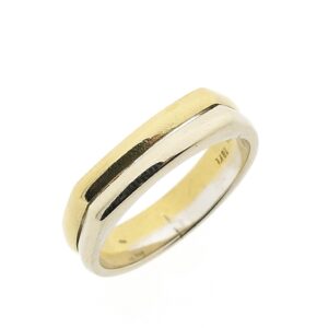 18 karaat bicolor gouden ring