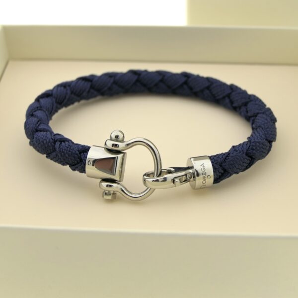 Omega Accessories; Sailing Bracelet; Blue; Nylon; (L) 21 cm